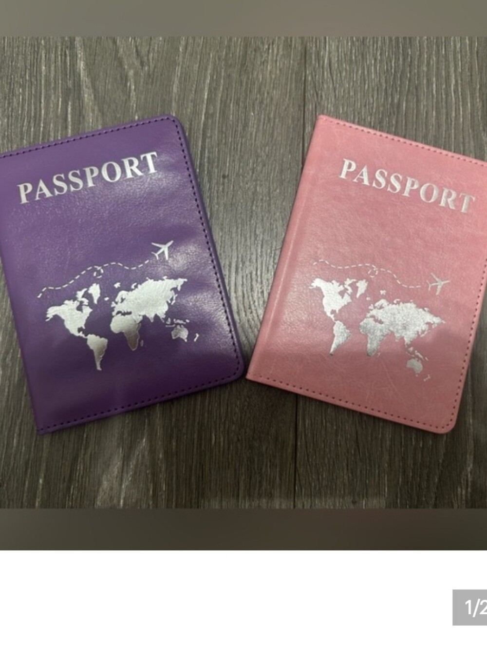 Purple and Pink Passport Holders - Set